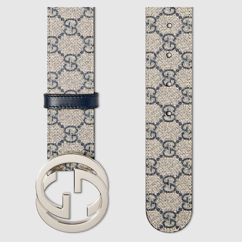 Ceinture en toile Suprême GG avec boucle GG