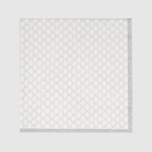 Couverture pour bébé en laine à motif GG