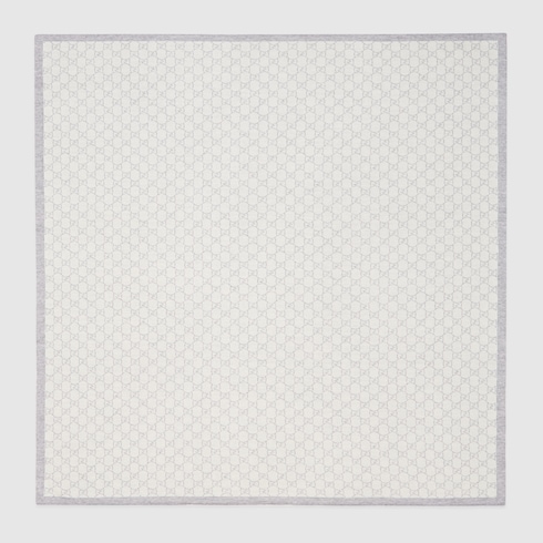 Couverture pour bébé en laine à motif GG