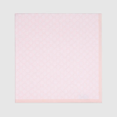 Couverture pour bébé en laine à motif GG