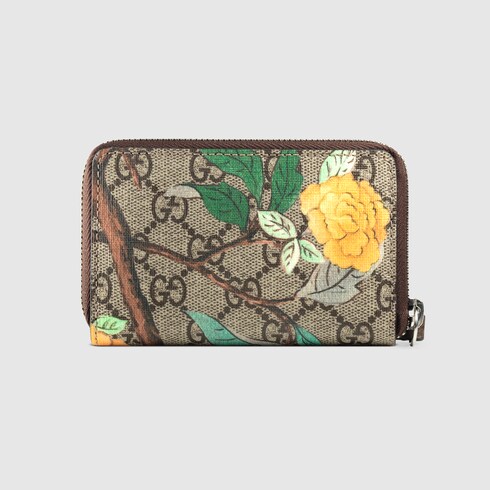 linea gg supreme canvas key case pouch