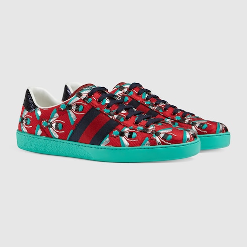 gucci bee sneakers men