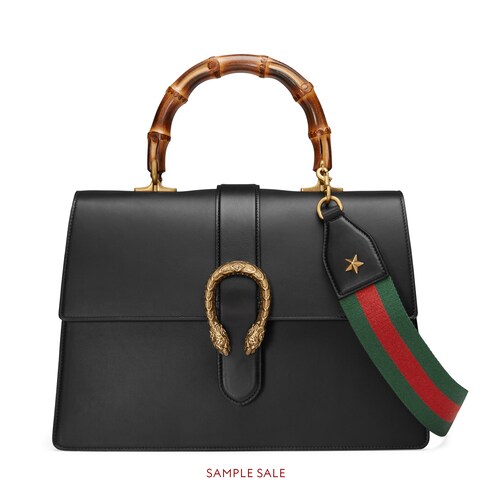 GUCCI Dionysus leather top handle bag