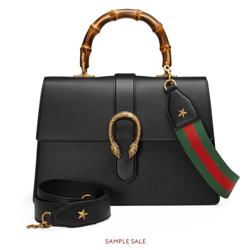 GUCCI Dionysus leather top handle bag