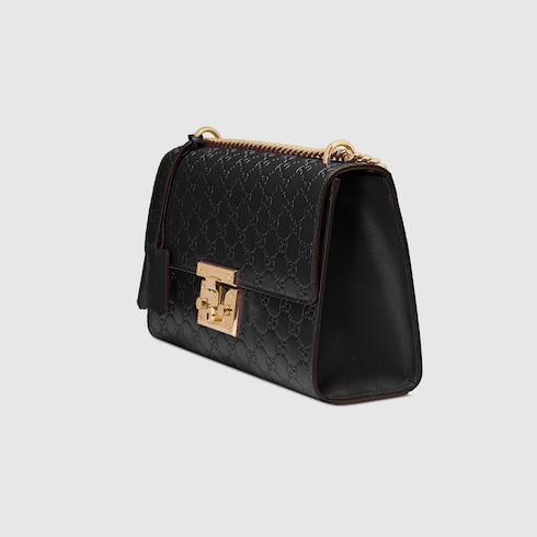 padlock gucci signature medium shoulder bag