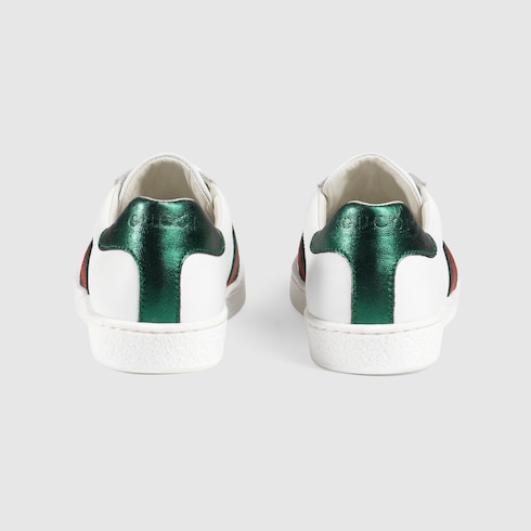 Children's Gucci Ace leather sneaker