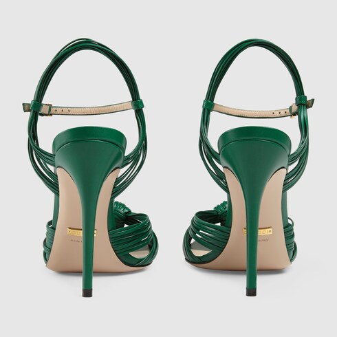Sandalia de Piel Anudada - Gucci Sandalias Planas 431943C9D003120