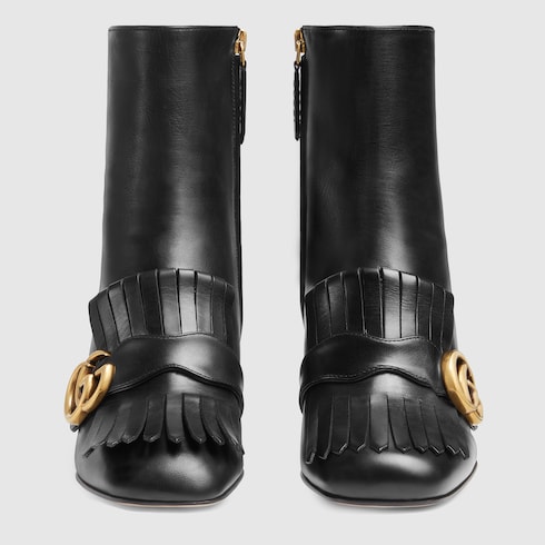 GUCCI LEATHER ANKLE BOOT,408210C9D001000