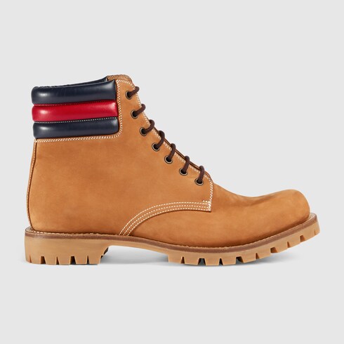 Click to view more detailed imagery on our partner's website Gucci 'marland' Plain Toe Boot (men) In Cuir Color Suede