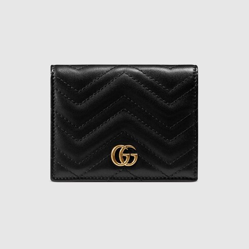 gucci black marmont card holder