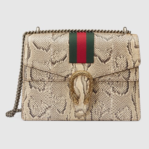 GUCCI DIONYSUS MEDIUM PYTHON SHOULDER BAG