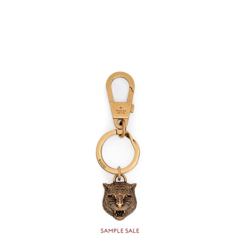 GUCCI TIGER HEAD KEY RING