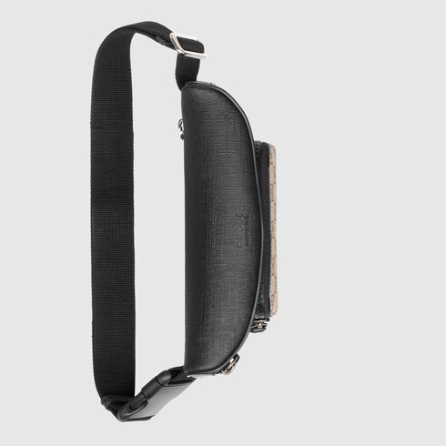 black gg supreme belt bag