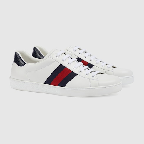 GUCCI Men's Ace leather sneaker,386750A38D09072