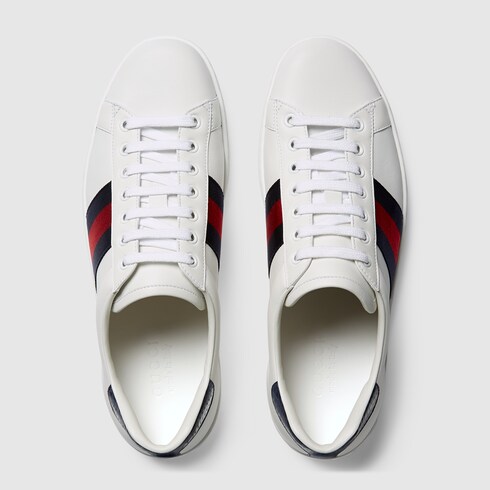 GUCCI Men's Ace leather sneaker,386750A38D09072