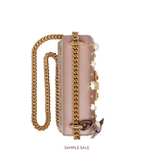 gucci padlock pearl bag