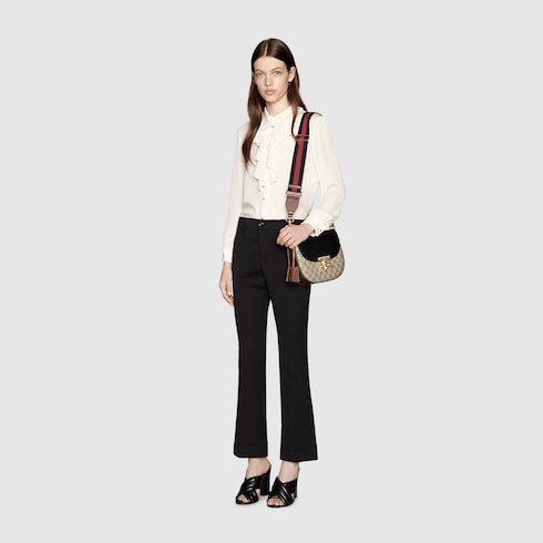 GUCCI PADLOCK MEDIUM GG SHOULDER BAG,453189K6RCG8982