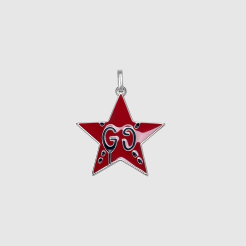 GUCCI GHOST CHARM IN SILVER