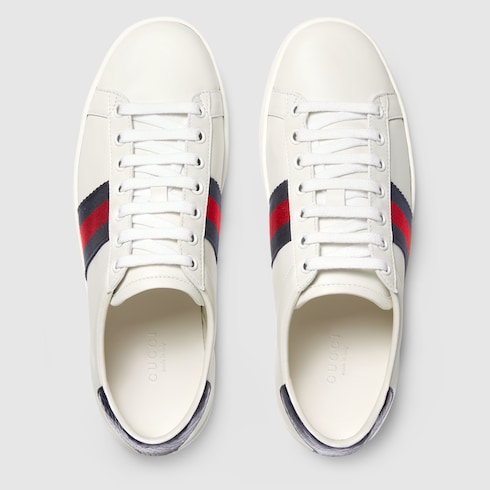 GUCCI WOMEN'S ACE LEATHER SNEAKER,387993A38D09072