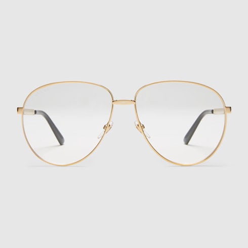 Gucci aviator glasses with web clearance