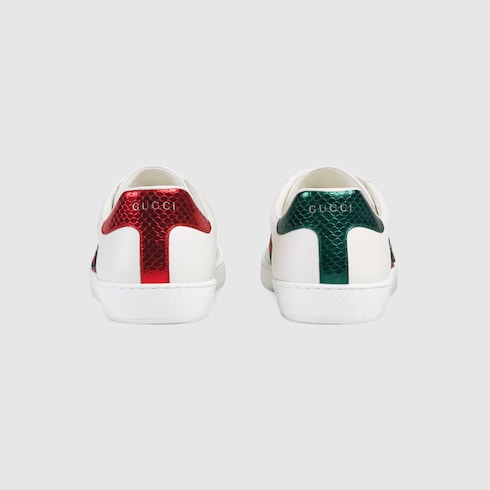 GUCCI MEN'S ACE EMBROIDERED SNEAKER,456230A38G09064