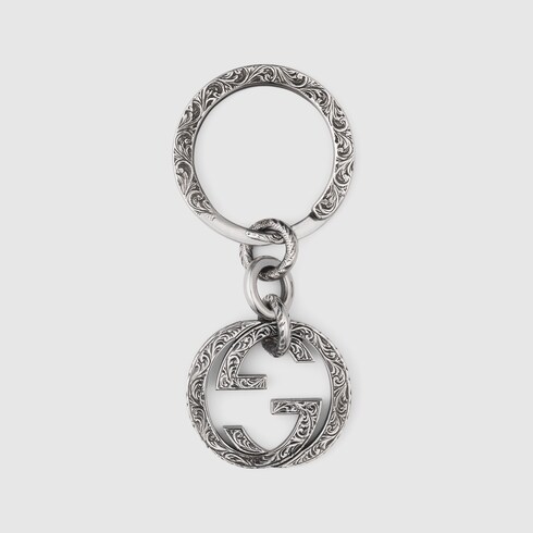 GUCCI グッチ 925シルバー キーホルダー GUCCI グッチ キーホルダー チャーム バッグチャーム シルバー