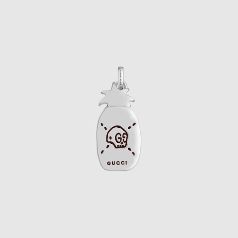 GUCCI GHOST CHARM IN SILVER