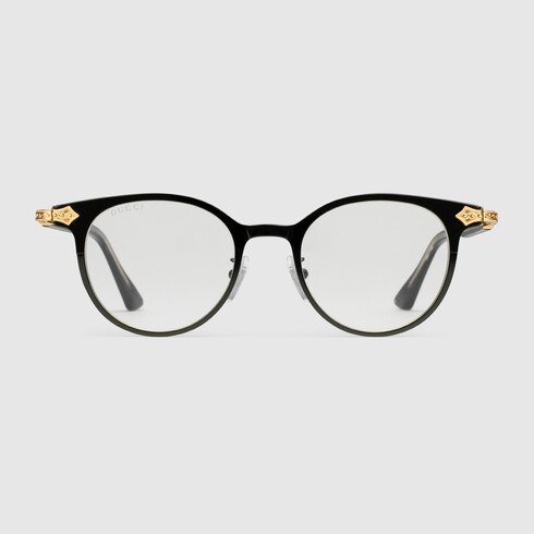 Round-frame glasses - Gucci Mens Sunglasses 465568I3B101010