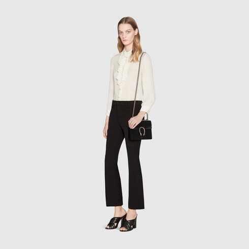 gucci dionysus mini black suede