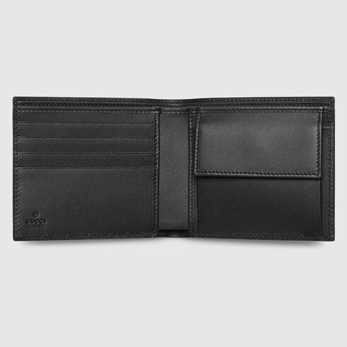 Black GG Supreme Web coin wallet 