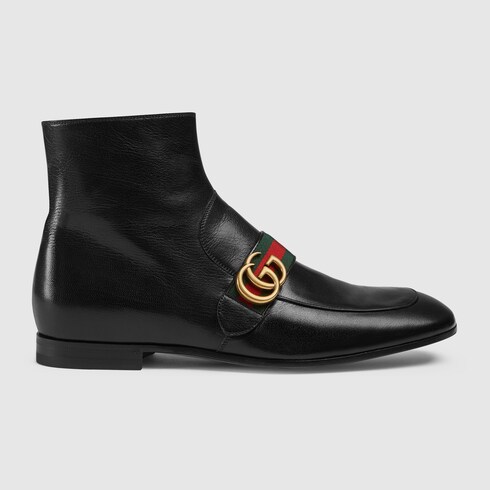 green gucci boots