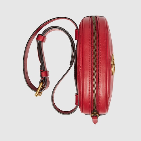 GUCCI GG MARMONT MATELASSÉ LEATHER BELT BAG,476434DSVRT6433