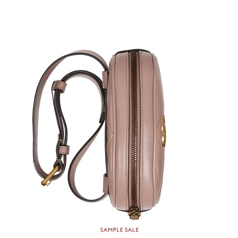 GUCCI GG MARMONT MATELASSÉ LEATHER BELT BAG