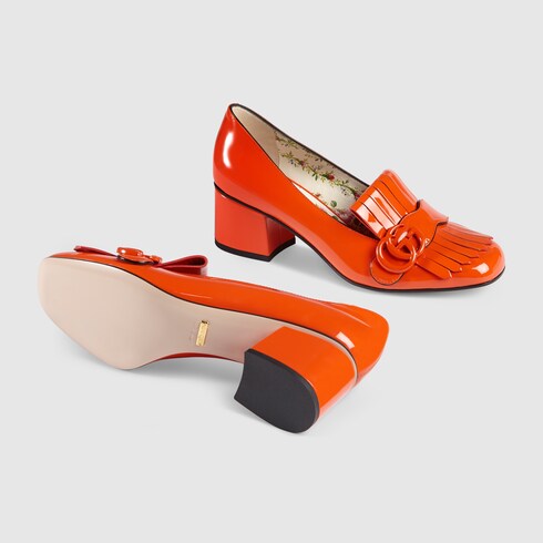 gucci marmont mid heel