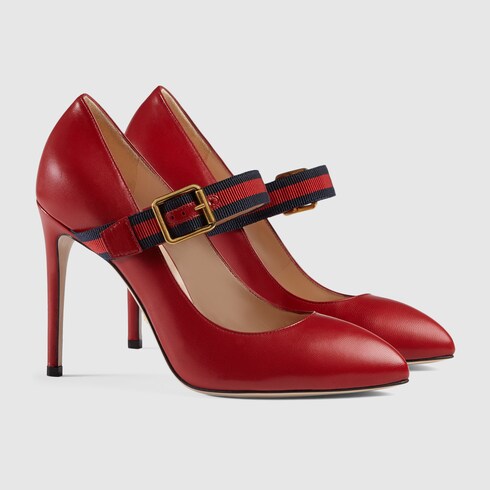 sylvie leather pump gucci