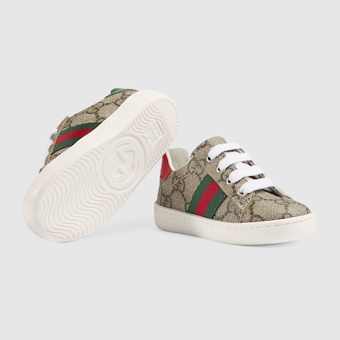 Gucci Toddler Ace GG Supreme sneaker - 4331479C2109798