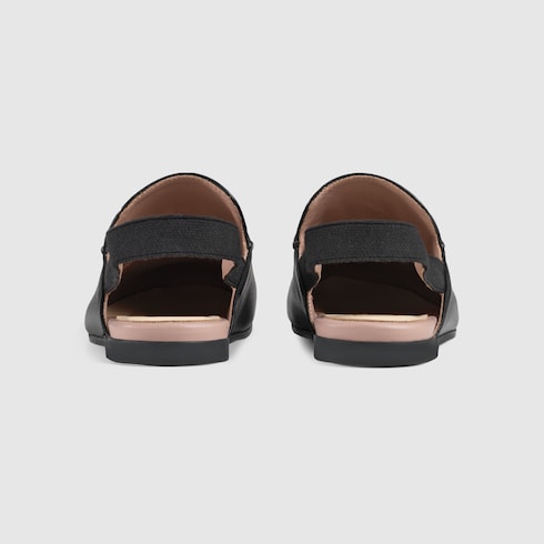 Mules Princetown pour enfant en cuir 