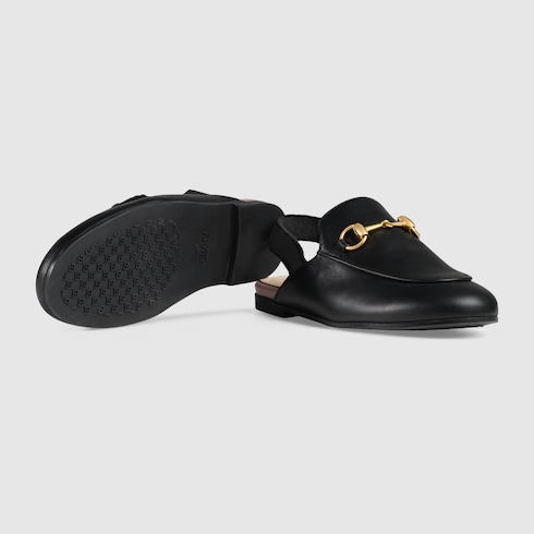 Mules Princetown pour enfant en cuir 