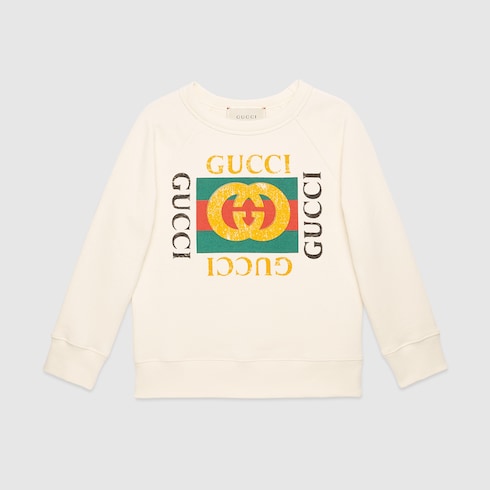 〔チルドレンズ〕GUCCI ロゴ スウェットシャツ