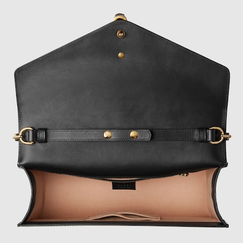 GUCCI Broche beetle print top handle bag