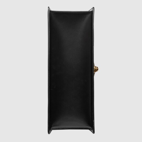 GUCCI Broche beetle print top handle bag