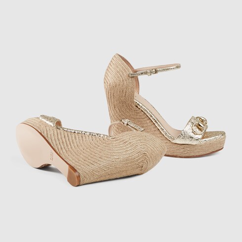 Gucci horsebit wedges 2025