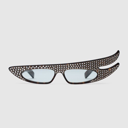 RECTANGULAR FRAME SUNGLASSES G0110 IN ACETATE