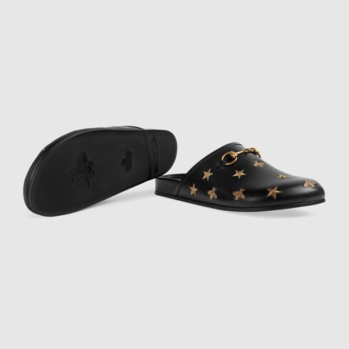 horsebit gucci slippers