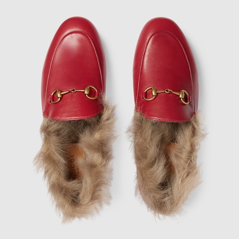 gucci jordaan fur