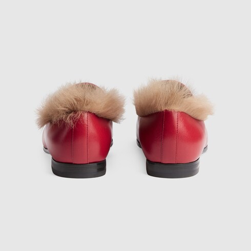gucci jordaan fur
