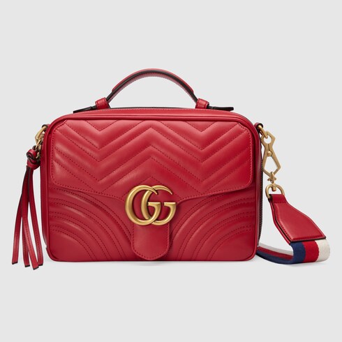 gucci leather small shoulder bag