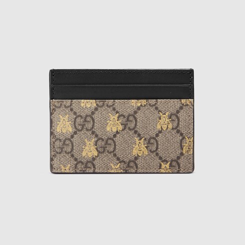 gg supreme bees card case wallet