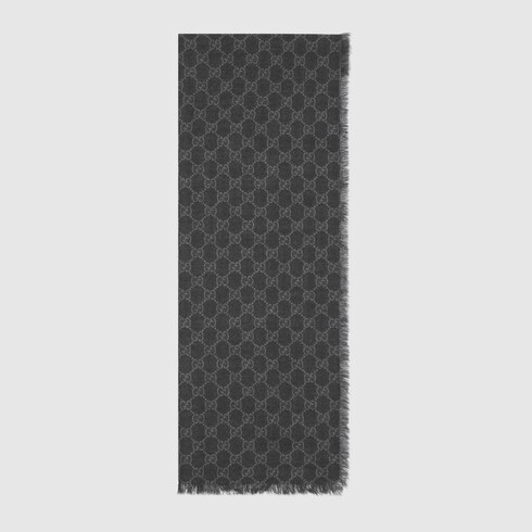 gg wool stole with web