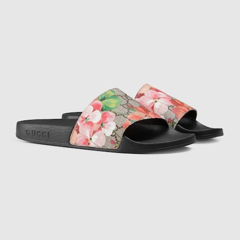 GG Blooms Slides Women's in Supreme 